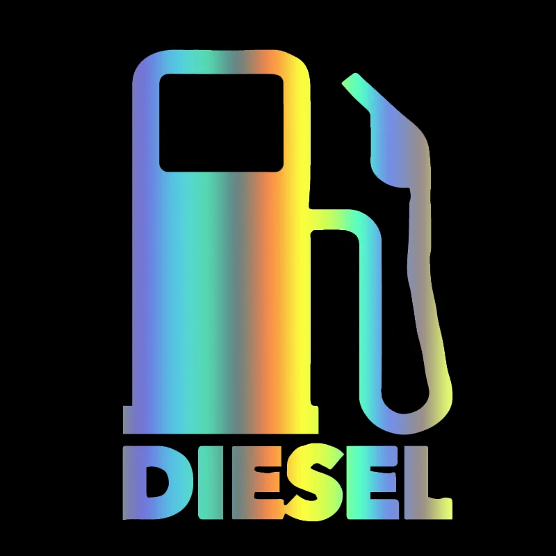 Car Accessories On Amazon - Car Stickers DIESEL ONLY DIESEL Fuel