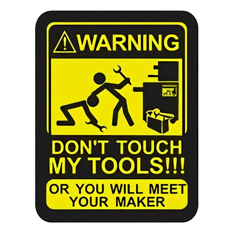 Creativity WARNING DON'T TOUCH - Car Accessories On Amazon ulasan dan harga
