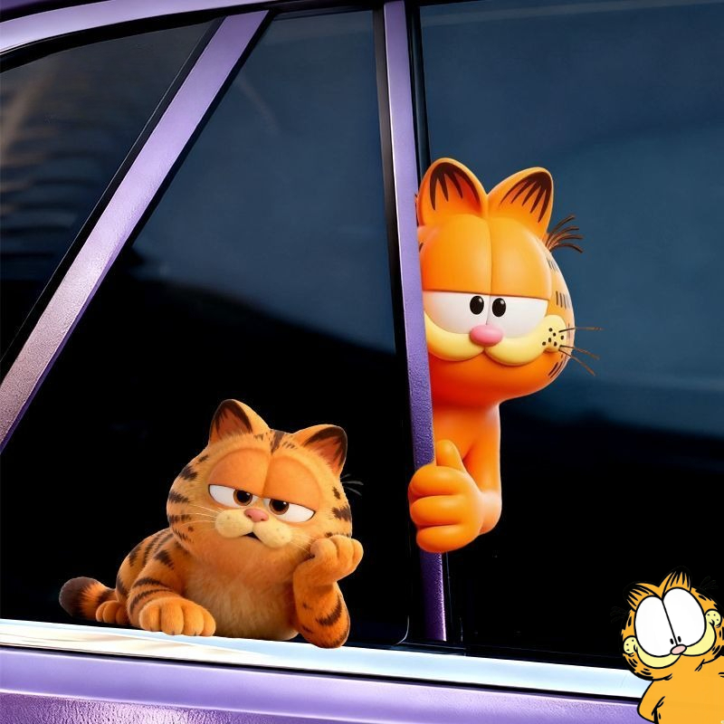 Garfield anime cartoon cute fu - Car Accessories Workshop ulasan dan harga