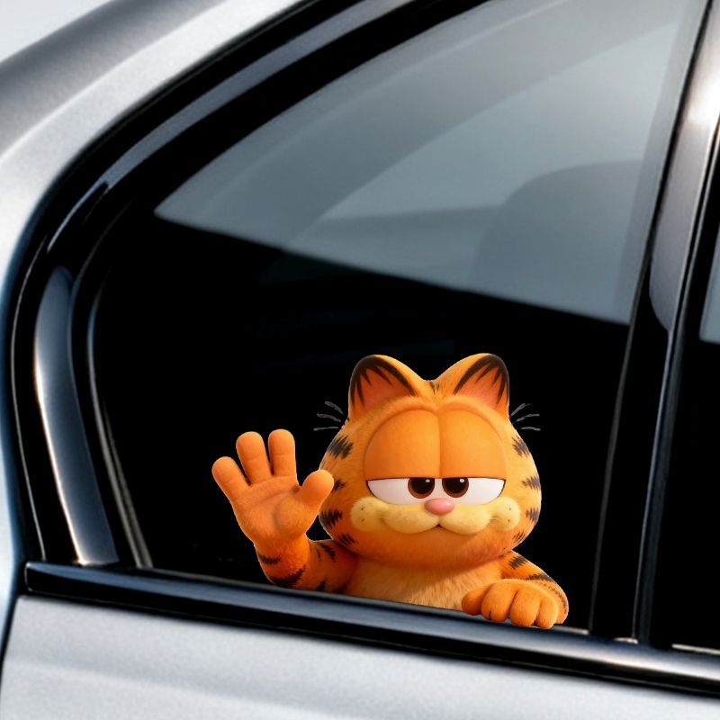 Garfield anime cartoon cute fu - Car Accessories Workshop ulasan dan harga
