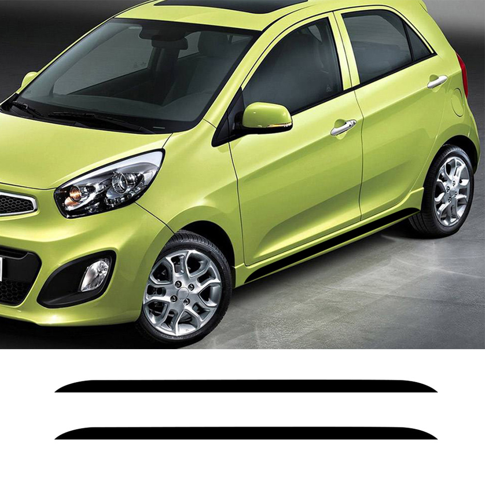 2PCS Car Side Door Skirt Strip - Car Accessories On Amazon ulasan dan harga