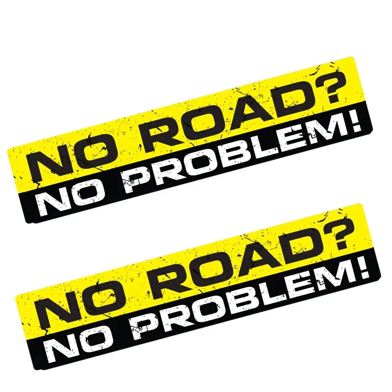 Car Stickers NO ROAD NO PROBLE - Car Accessories On Amazon ulasan dan harga